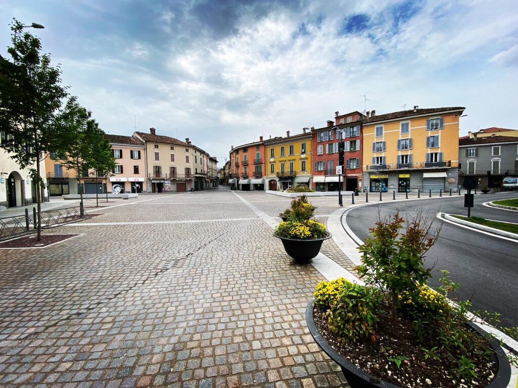 Piazza Garibaldi, Crema, Italy
